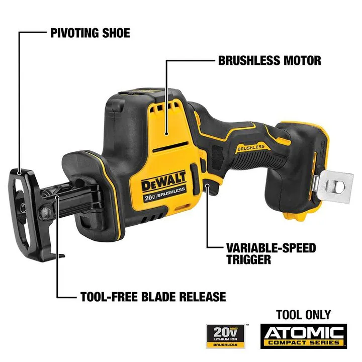 DEWALT 20V MAX Cordless Reciprocating Saw & Multi-Tool Combo Kit - Professional Performance Bundle 2