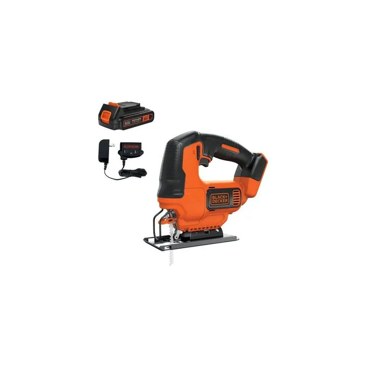 Black and Decker 20V MAX* POWERCONNECT Cordless Jigsaw Kit - Precision Cutting Performance 2