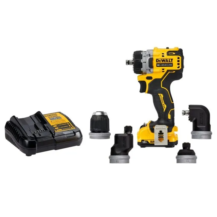 DEWALT 12V XTREME Multi-Head Drill Driver & Rapid Load Accessory Set with ToughCase+ Bundle 8
