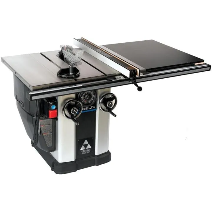 Delta 10In 3HP Unisaw with 36In Biesemeyer Fence - Industrial Grade Precision