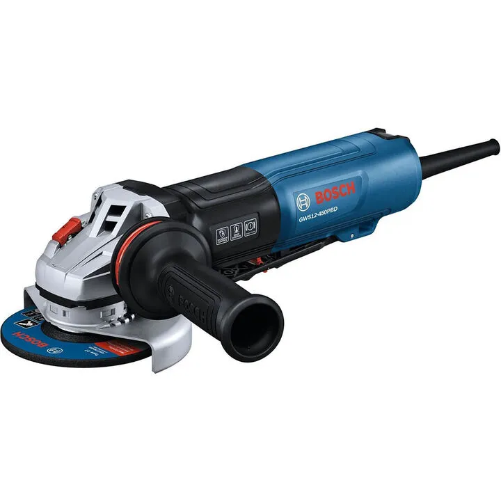 Bosch 4-1/2 Inch Angle Grinder with No Lock-On Paddle Switch
