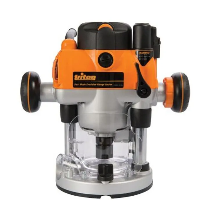 Triton 2-1/4HP Dual Mode Precision Plunge Router - Professional Grade Woodworking Tool 1