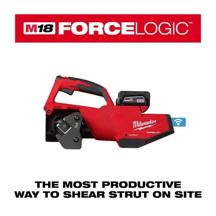 Milwaukee M18 FORCE LOGIC Single Channel Strut Shear Kit 2