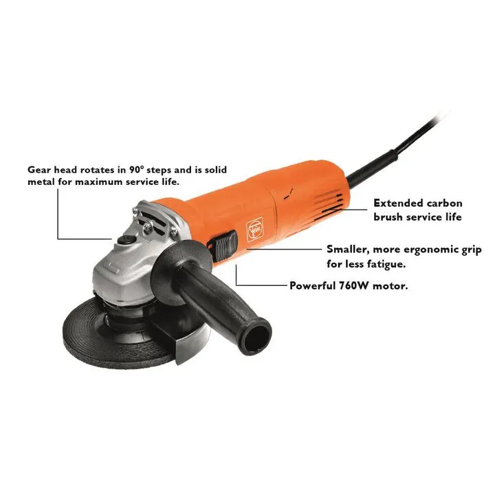 Fein WSG7-115 4-1/2 In. Compact Angle Grinder - Professional Grade Performance 1