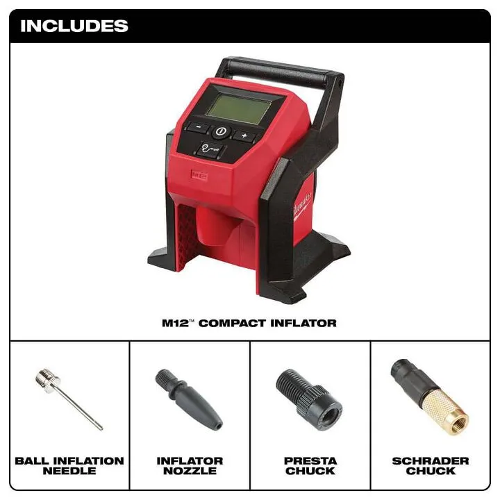Milwaukee M12 Subcompact 2-Tool Combo Kit and Compact Inflator Bundle - Professional Performance Guide 7