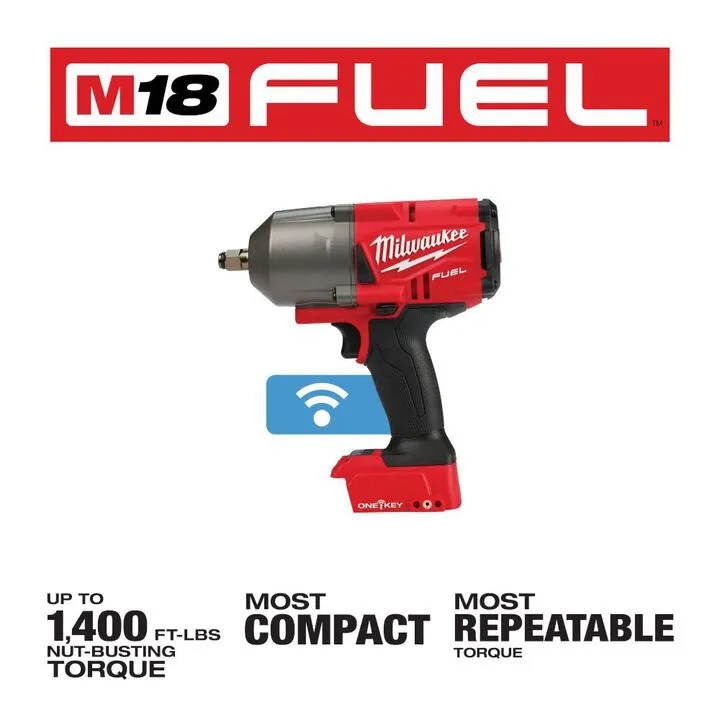 Milwaukee M18 FUEL 1/2 in High Torque Impact Wrench with ONE-KEY (Bare Tool) 1