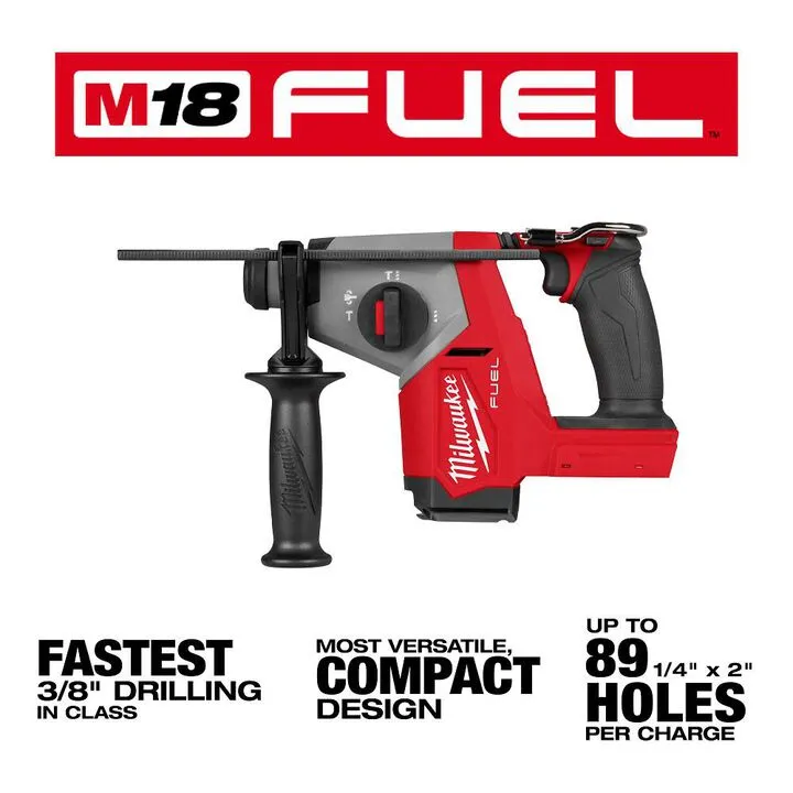 Milwaukee M18 FUEL 5/8 Inch SDS Plus Rotary Hammer (Bare Tool) 1