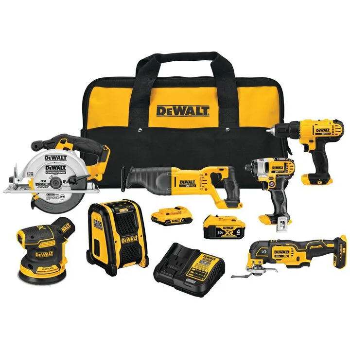 DEWALT 20V MAX 7-Piece Cordless Combo Kit - Professional Grade Performance 1