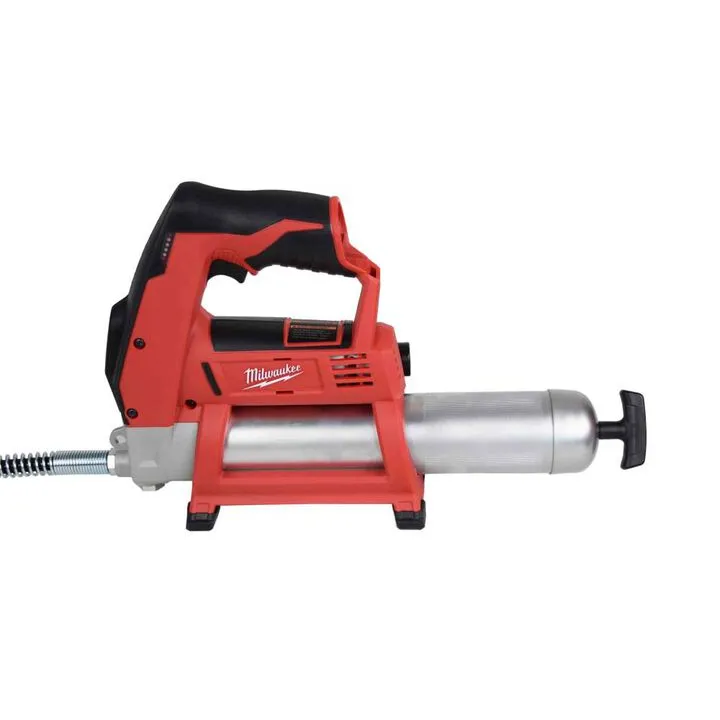 Milwaukee M12 Cordless Grease Gun Bundle with CP 2Ah & XC 4Ah Starter Kit 2