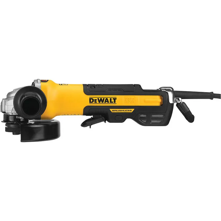 DEWALT 5in / 6in Paddle Switch Small Angle Grinder with Integrated Kickback Brake