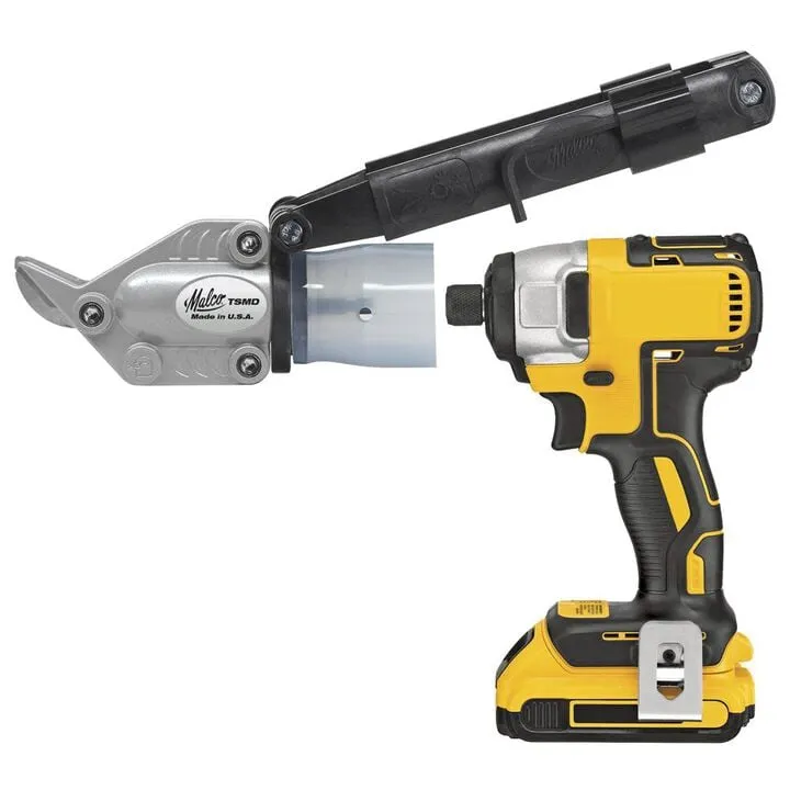 Malco Products Metal Double Cut TurboShear - Professional Grade Drill Attachment