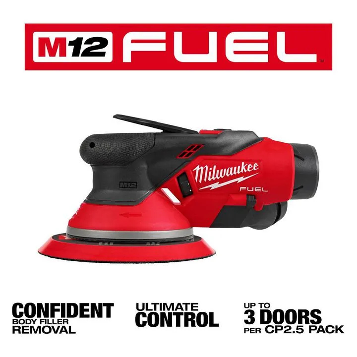 Milwaukee M12 FUEL 6" Random Orbital Sander Kit (3/16") - Professional Performance Edition 2