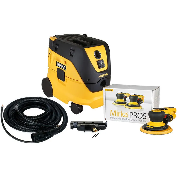 Mirka 6in 5mm Orbit Sander - Professional Dust-Free Basic System