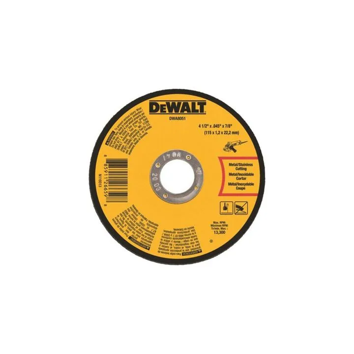 DEWALT 4-1/2 Inch Angle Grinder with 10-Pack Metal Cut-Off Wheels Professional Bundle 2