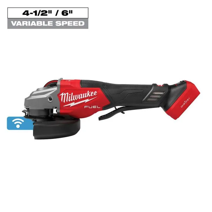 Milwaukee M18 FUEL 4-1/2 in. - 6 in. Variable Speed Braking Grinder with ONE-KEY 5