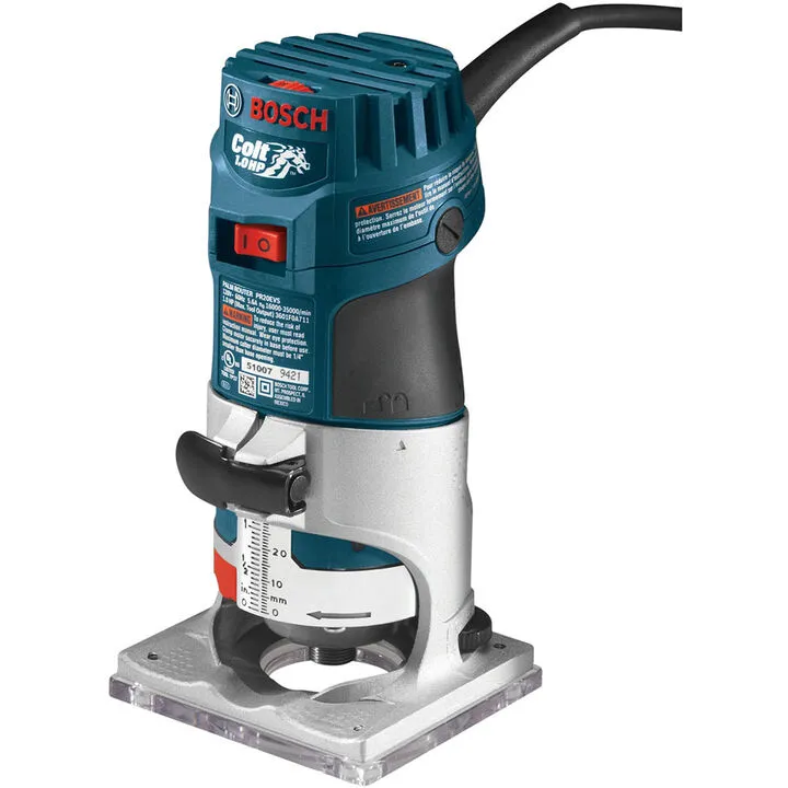 Professional Edition: Bosch Colt Electronic Variable-Speed Palm Router Optimization Kit