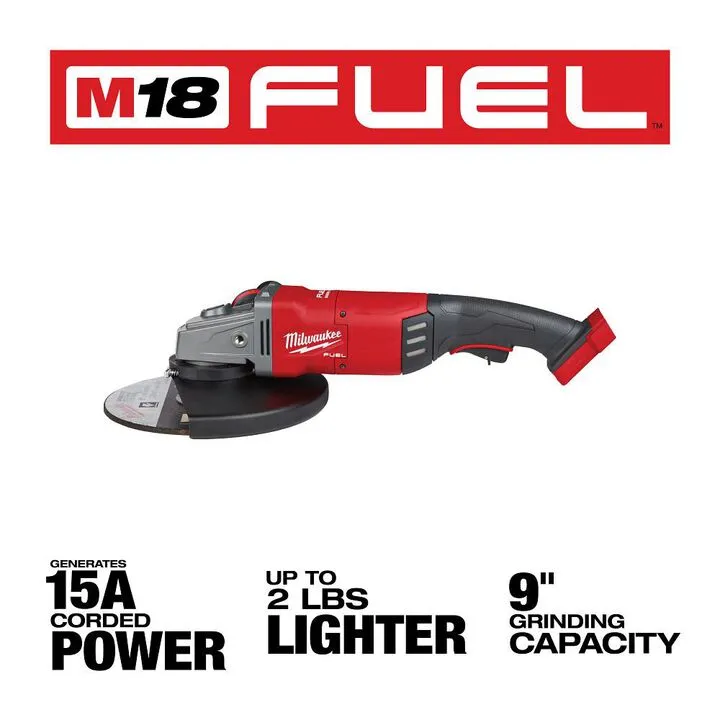 Milwaukee M18 FUEL 7 in. / 9 in. Large Angle Grinder (Bare Tool) 2