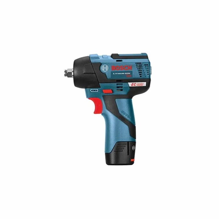 Bosch 12V MAX EC Brushless 3/8 Inch Impact Wrench Kit - Compact Precision Power 4
