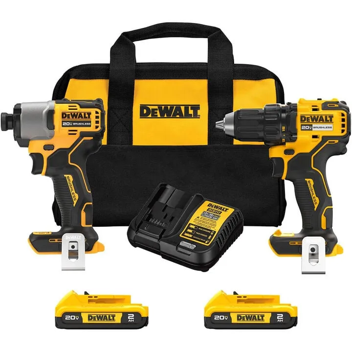 DEWALT 20V MAX Compact Drill/Driver & Impact Driver Combo Kit - Professional Performance Set 4