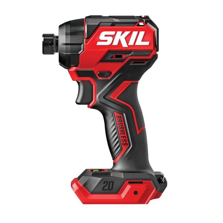SKIL PWRCORE 20 Brushless 20V 1/4" Hex Compact Impact Driver (Bare Tool) 1