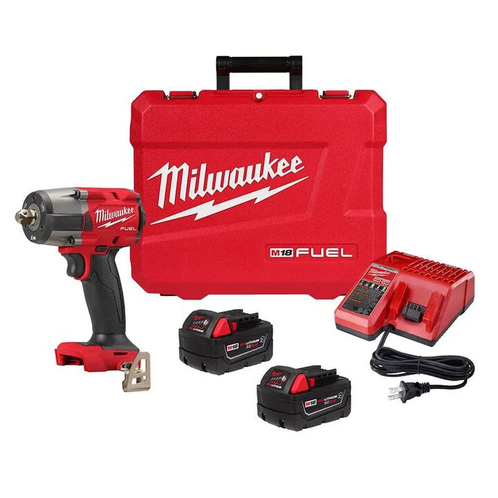 Milwaukee M18 FUEL 1/2inch Mid-Torque Impact Wrench with Pin Detent Kit 4