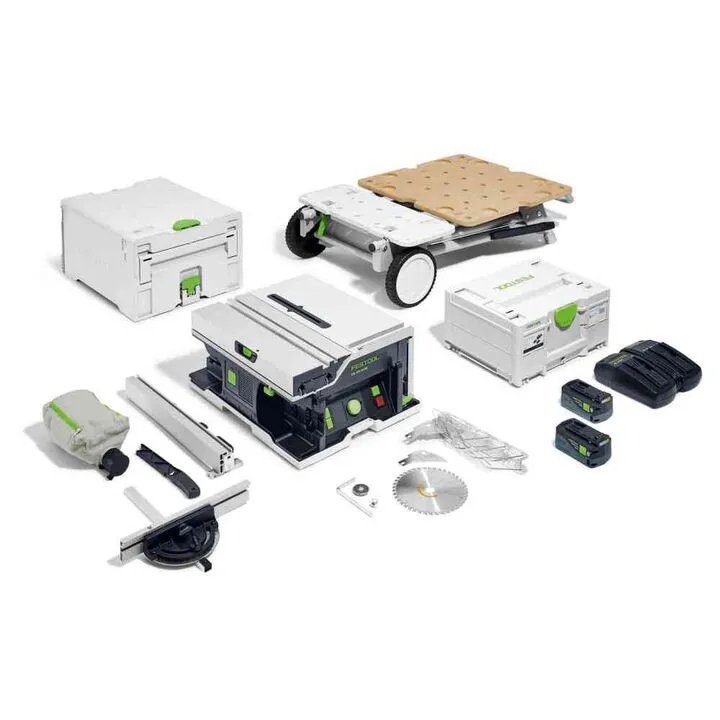 Festool CSC SYS 50 EBI-Set Cordless 18V Table Saw - Compact Precision for Professionals