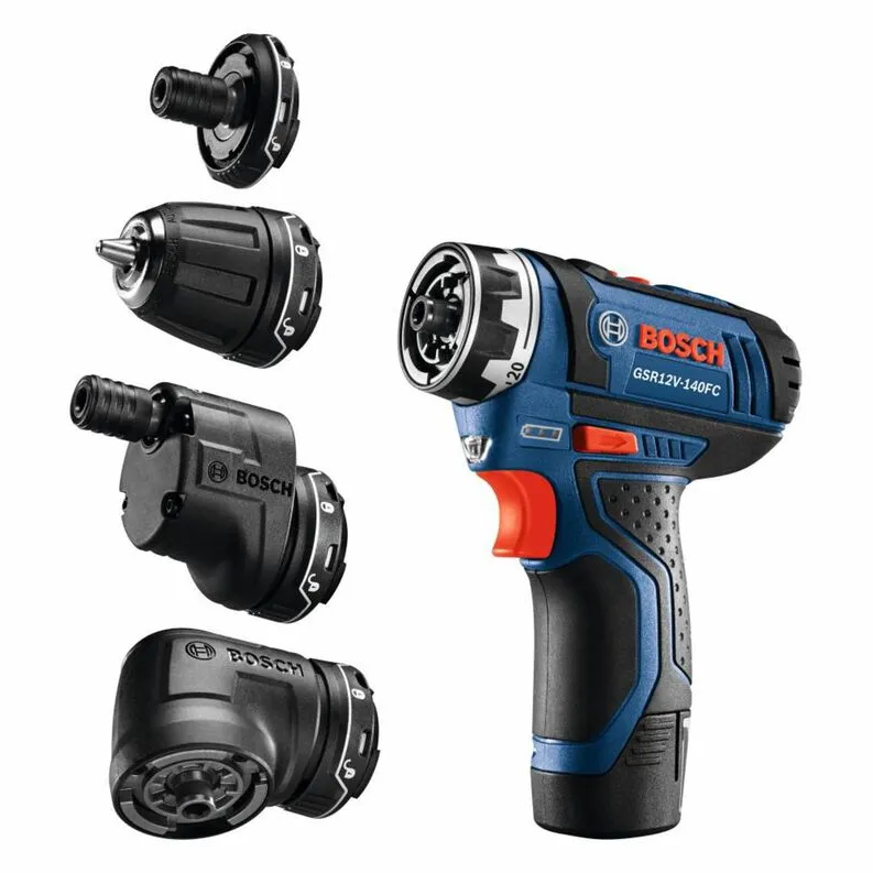 Bosch 12V Max Flexiclick 5-In-1 Drill/Driver System Kit - Professional Versatility 21