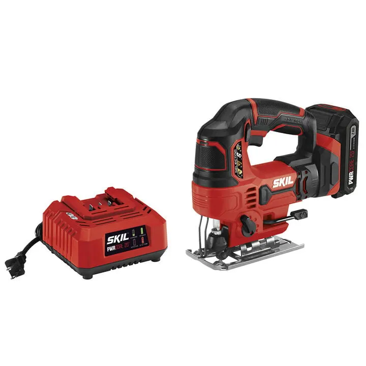 SKIL 20V 7/8'' Stroke Length Orbital Jigsaw Kit - High-Performance Cordless Precision