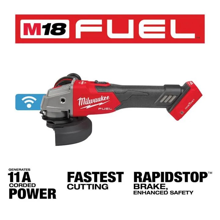 Milwaukee M18 FUEL 4-1/2" / 5" Braking Grinder (Bare Tool) 2