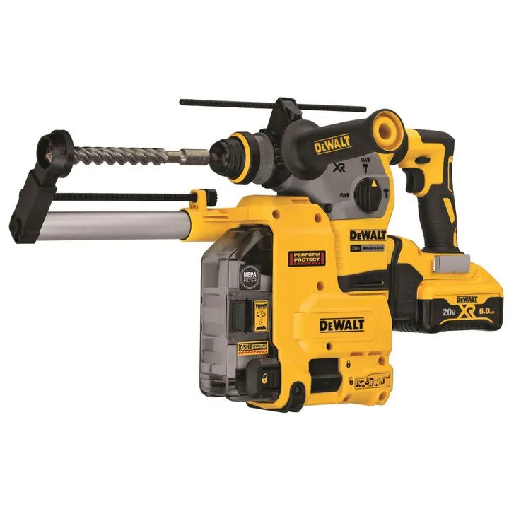 DEWALT 20V MAX XR 1-1/8in SDS Plus Rotary Hammer Kit with Integrated Dust Collection 2