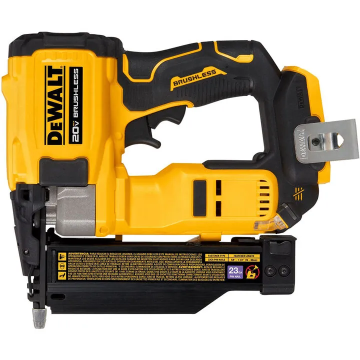DEWALT ATOMIC Compact Series 20V MAX 23 Gauge Pin Nailer (Bare Tool)