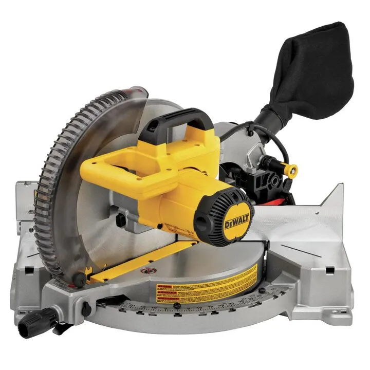 DEWALT 12-in 15-Amp Single Bevel Compound Miter Saw with Professional Heavy Duty Work Stand 4