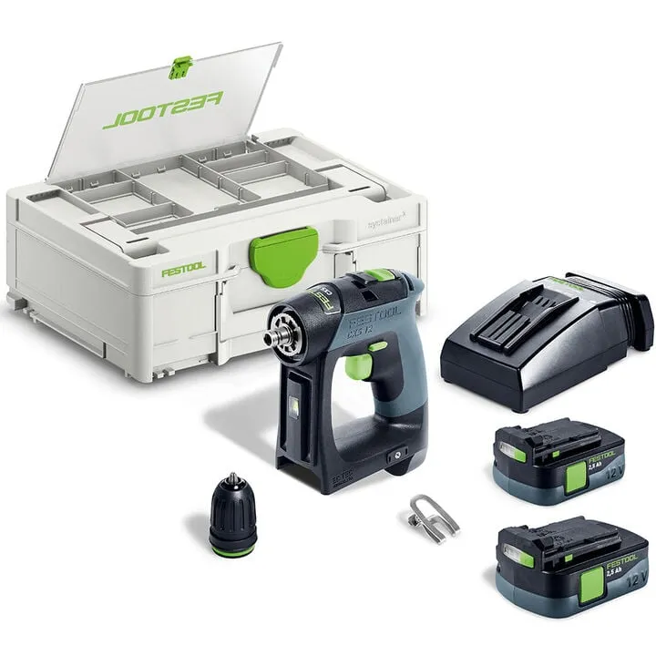 Festool 12V Battery Powered Drill CXS 12 2,5-Plus