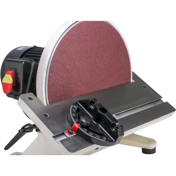 Shop Fox 12-inch 1HP Adhesive Disc Sander - High-Performance Stationary Sanding Solution 2