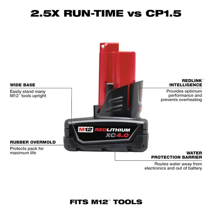 Milwaukee M12 FUEL 16 Gauge Nibbler with Battery Bundle - High-Performance Metal Cutting Solution 4