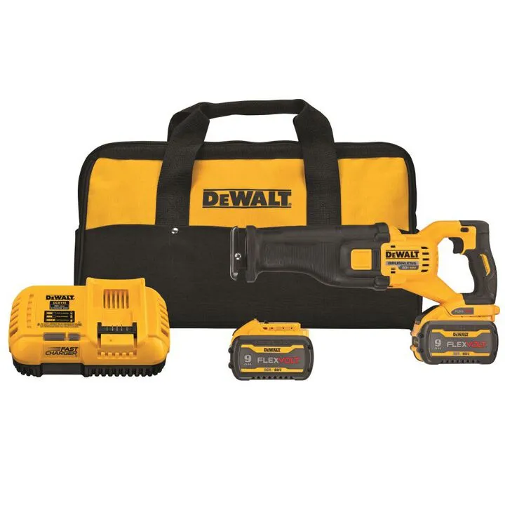 DEWALT FLEXVOLT 60V MAX Reciprocating Saw Kit - Professional Grade Demolition Power