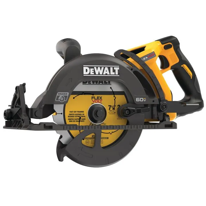 DEWALT 60V MAX 7-1/4 Inch Cordless Circular Saw & Reciprocating Saw Professional Bundle 3