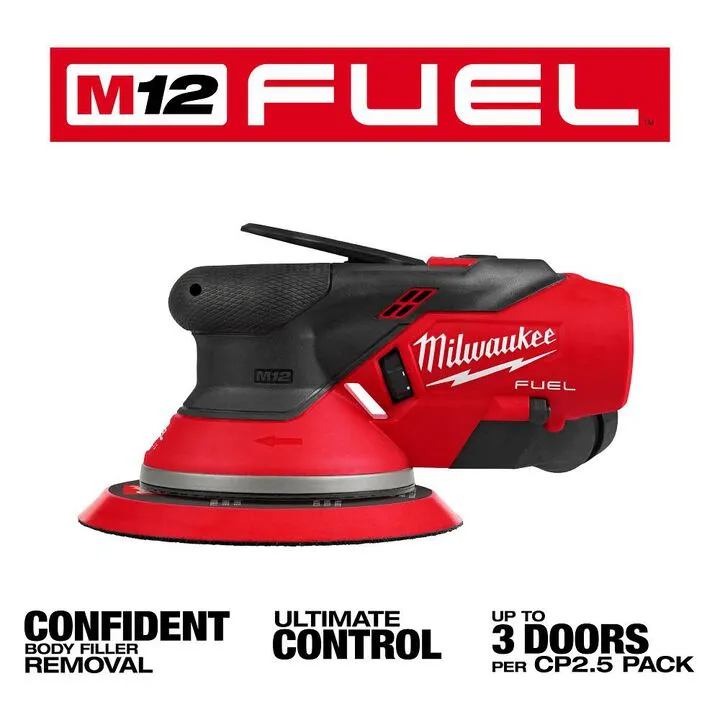Milwaukee M12 FUEL 6-Inch Random Orbital Sander (Bare Tool) - Professional Precision Series 2
