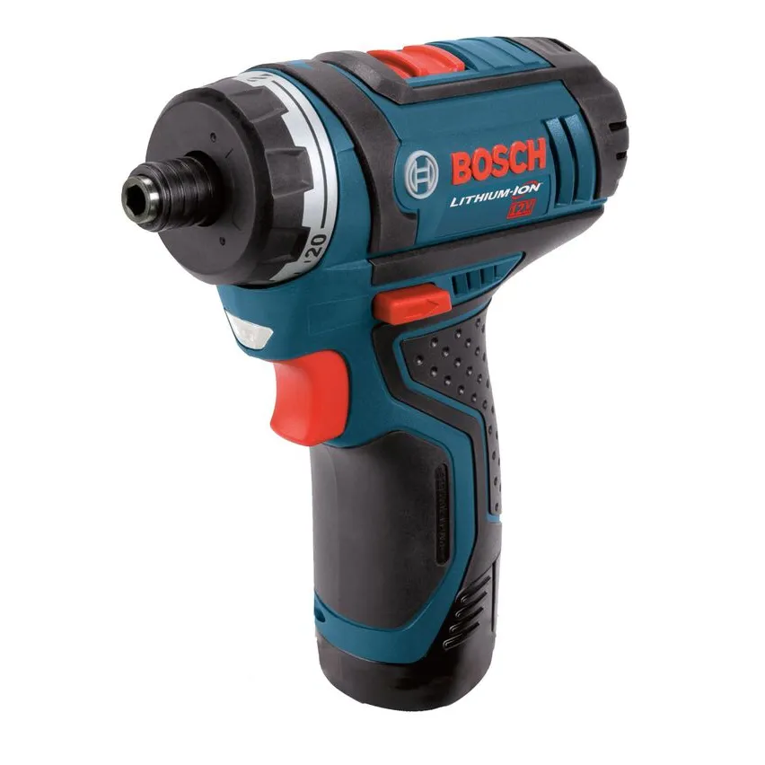 Bosch 12V Max Two-Speed Pocket Driver Kit (Reconditioned) - Professional Grade Compact Power 2
