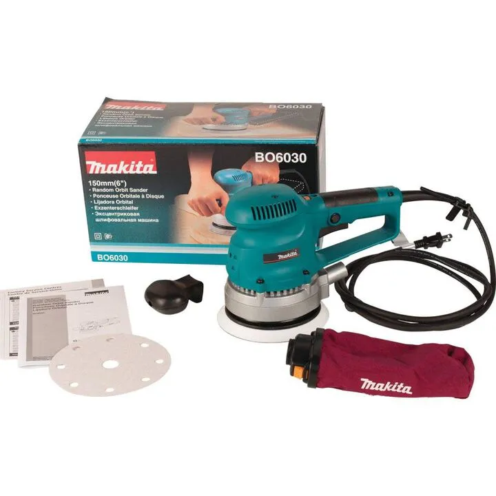 Makita 6-Inch Random Orbit Sander - Professional Woodworking Performance 1