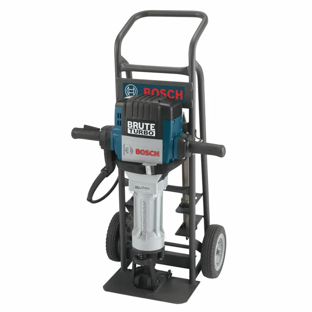 Bosch Brute Turbo Breaker Hammer with Deluxe Cart - Professional Grade Demolition Solution