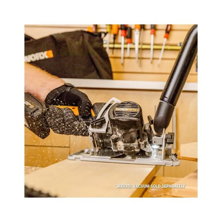 Worx 4.5-inch Cordless Compact Circular Saw (Bare Tool) - Precision & Portability 1