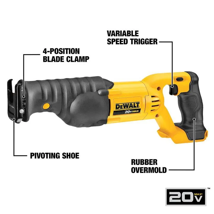 DEWALT 20V MAX 4-Tool Cordless Combo Kit - Professional Grade Power Solutions 7