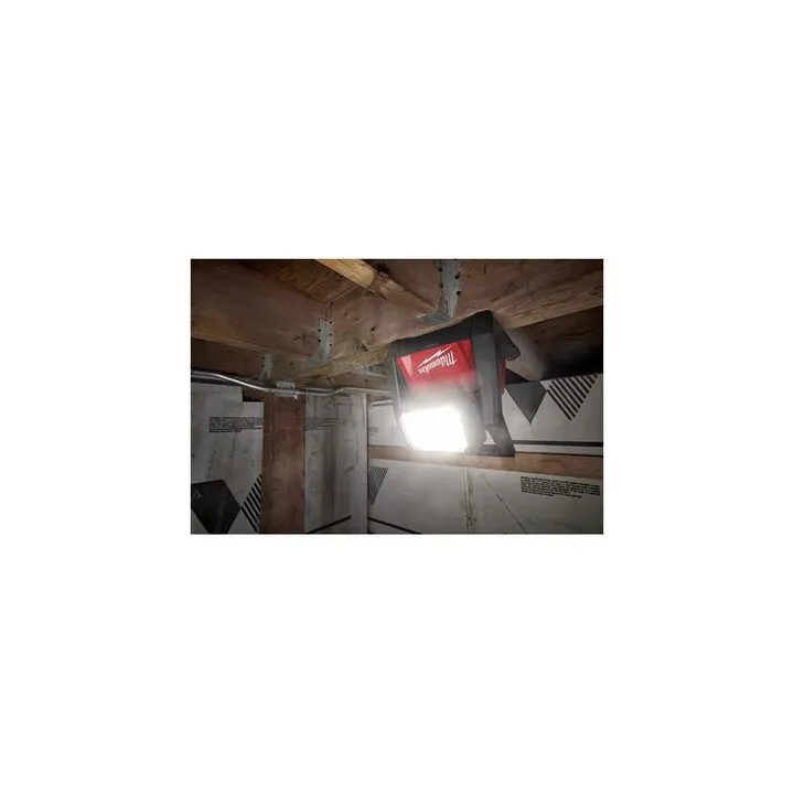 Milwaukee M12 FUEL 1/4 Inch Ratchet & M18 ROVER Dual Power Flood Light Bundle (Bare Tool) 19