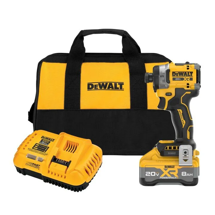 DEWALT 20V MAX XR 3-Speed 1/4 Inch High Torque Impact Driver Kit 1