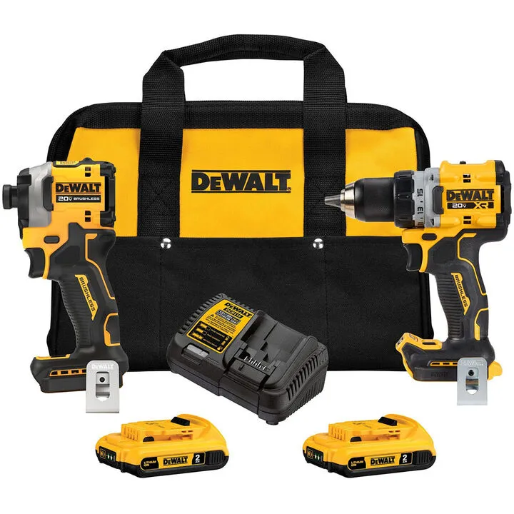 DEWALT 20V MAX Cordless Brushless 3-Tool Combo Kit - High-Performance Professional Power Set 4