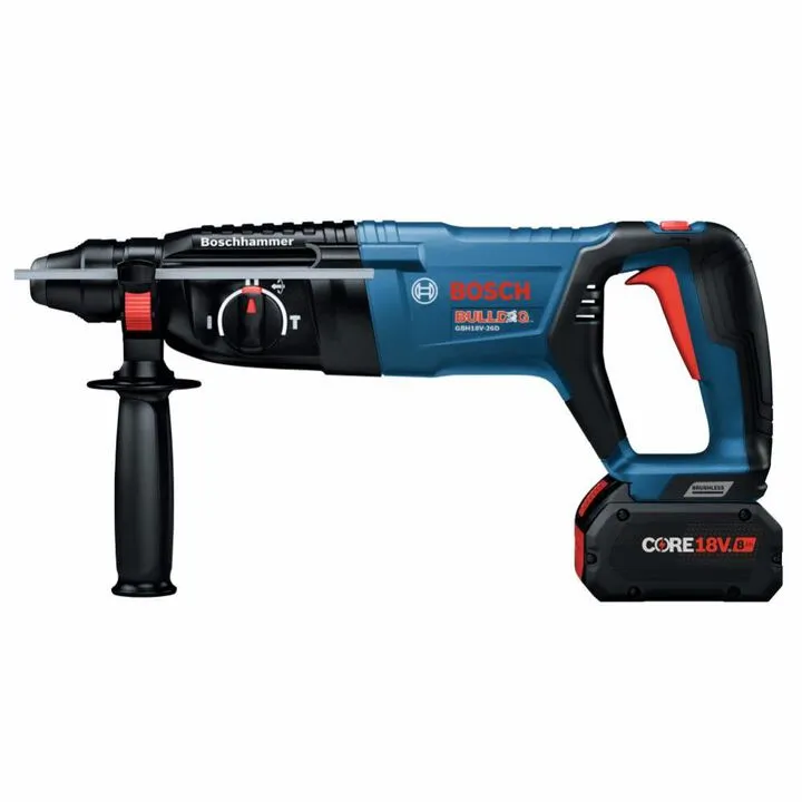 Bosch 18V EC SDS Plus Bulldog 1in Rotary Hammer Kit - Professional Performance 3