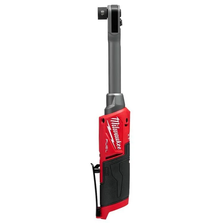 Milwaukee M12 Insider Extended Reach Ratchet (Bare Tool) with 8-Piece SAE Socket Set Bundle 11