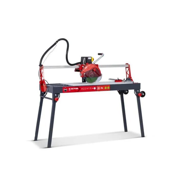 Rubi Tools DC-250 Python 1200 48in Wet Tile Saw with 10in Diamond Blade 6