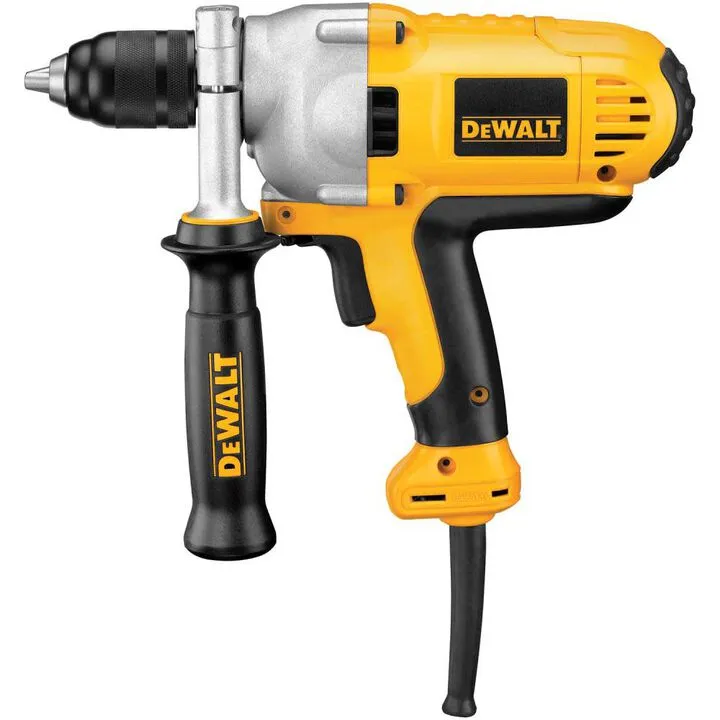 DEWALT 10 Amp 1/2 In. Mid-Handle Keyless Drill - High-Torque Corded Performance